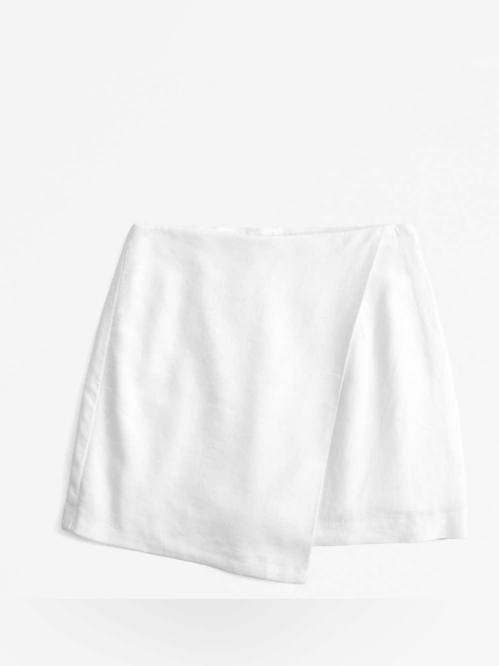 Abercrombie & Fitch Scarlett Linen Wrap Mini Skirt / Skort